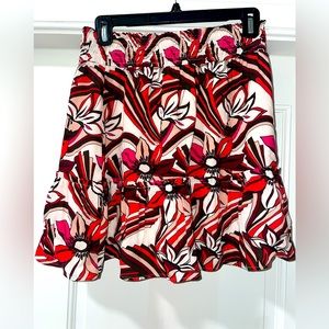 Anthropologie Floral Skirt